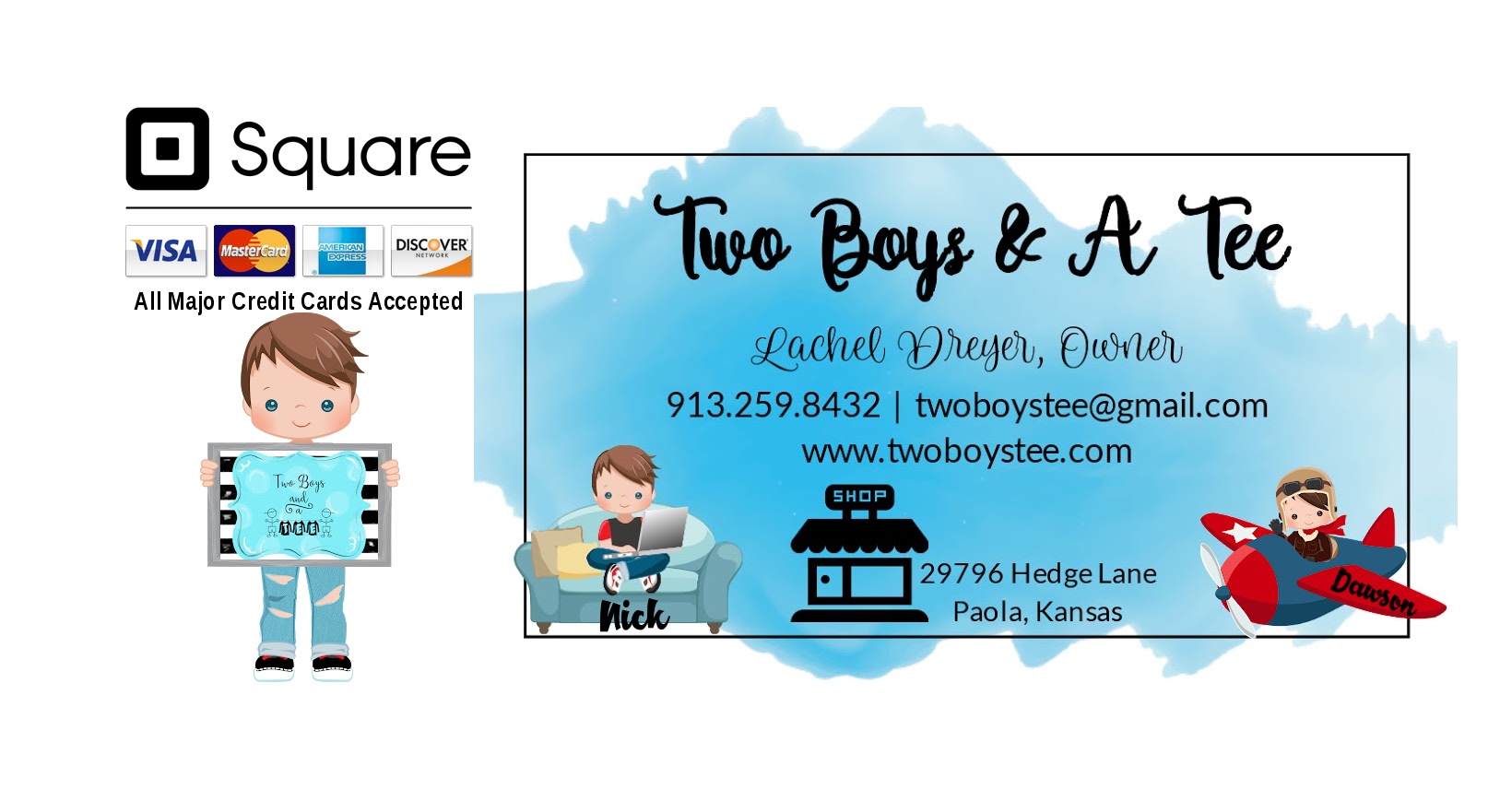 Two Boys & A Tee*Free Shipping on orders $75 and over
